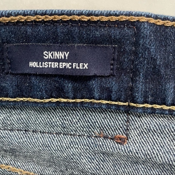 Hollister Skinny Fit Epic Flex Medium Wash Jeans 26 x 28 - Picture 3 of 11